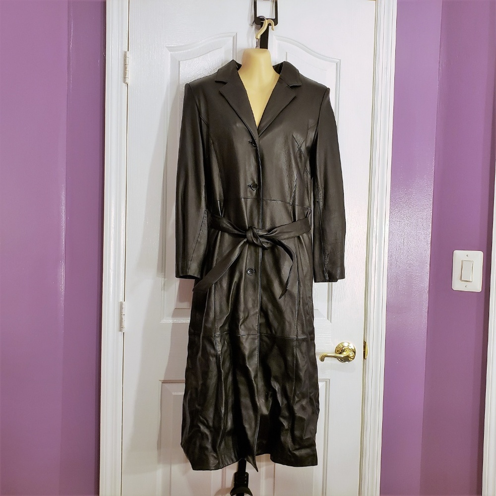Wilsons Leather Pelle Studio Full Length Jacket S
